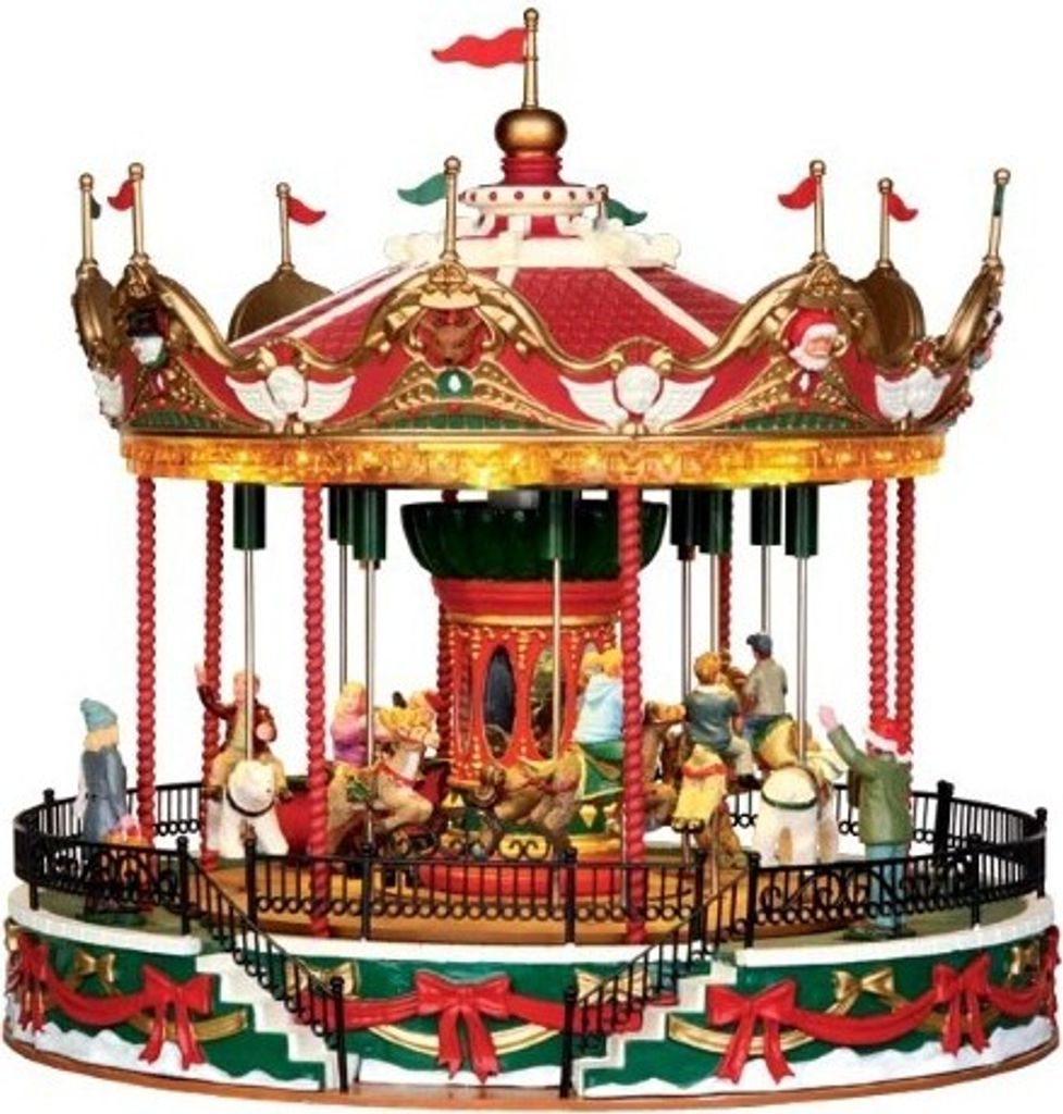 Casa di Natale Giostra di Babbo Natale Immagine del prodotto 