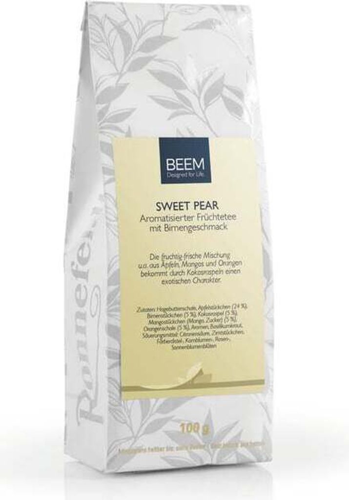 Edle Birne aromatisierter Früchtetee säurearm 100g Produktbild 