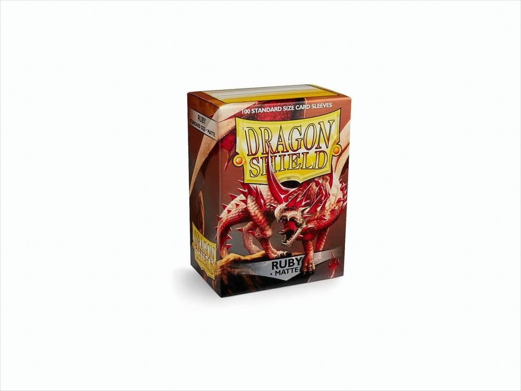 Dragon Shield Matte-Hüllen – Rubin (100 Hüllen)
