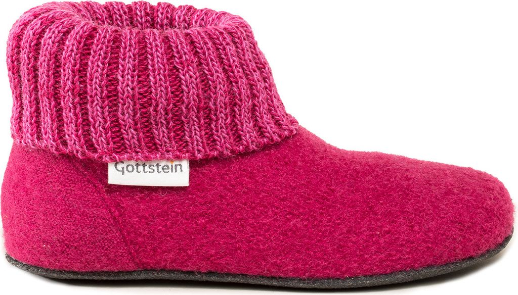 Gottstein Alpine Boot FE Hüttenschuh Hausschuh mit optimaler Passform, Rutschfeste Sohle, Temperaturausgleichende Eigenschaften