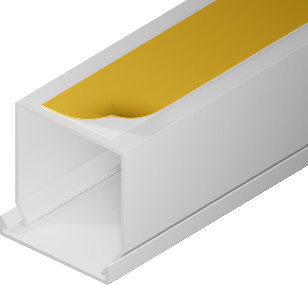 Canalina portacavi autoadesiva 40x40 (2m) Bianco EDO777758 Immagine del prodotto 