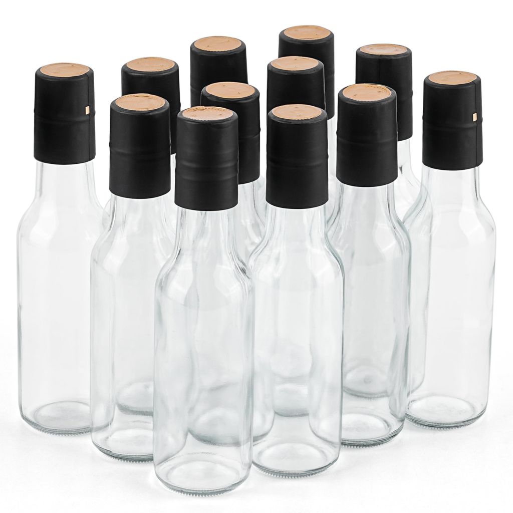 Omgoods – Sklenené fľaše, objem 150 ml – fľaše so závitom – Obrázok produktu 