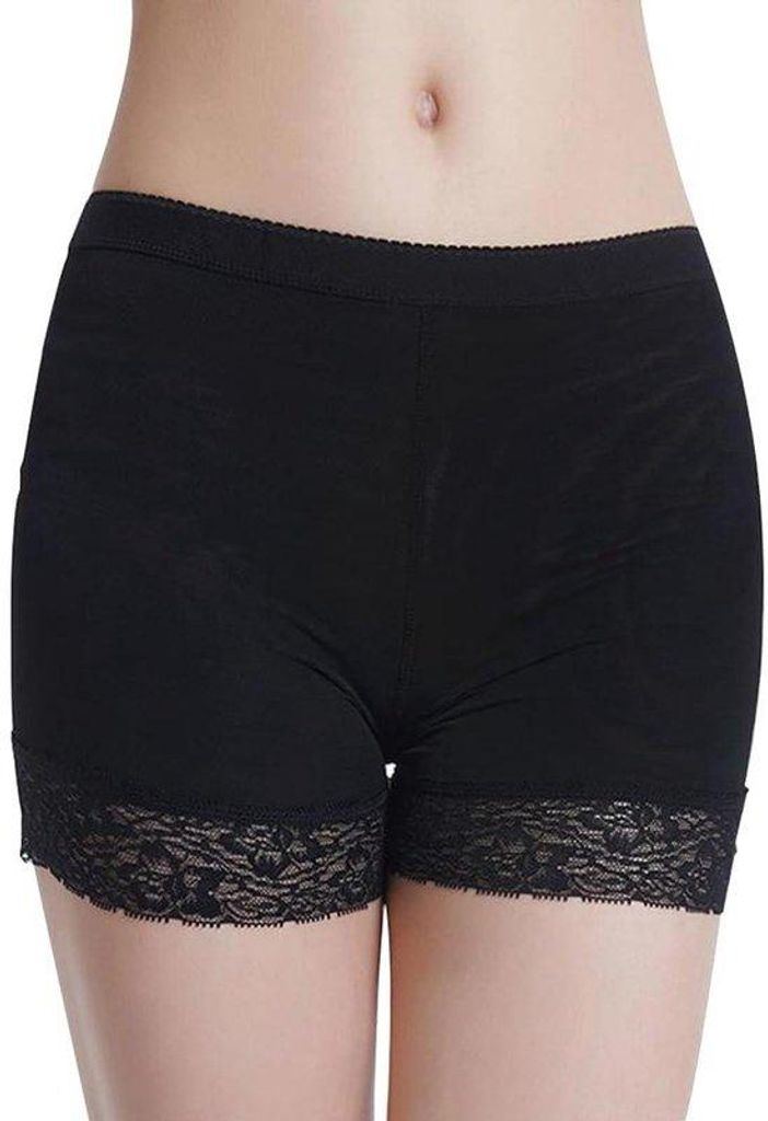 Shapewear für Frauen mit geprägten Hüftstützen - Schwarzes Body Shaper Unterwäsche mit Boyshort - Optimaler Hüft- und Taillekontrolle - Komfo...