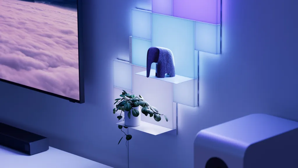 Étagère connectée Nanoleaf Blocks Shelf Pack d'Extension de 2 Pièces