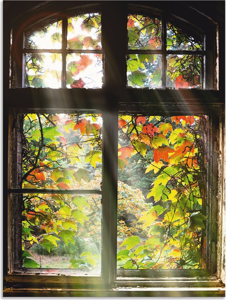 ARTland Wandbild Alu für Innen & Outdoor Altbau Größe: 60x80 cm