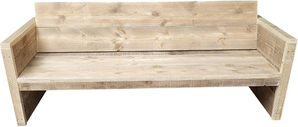 Wood4You Gartenbank Holz "Vlieland" - Wetterfest Massivholz Produktbild 6