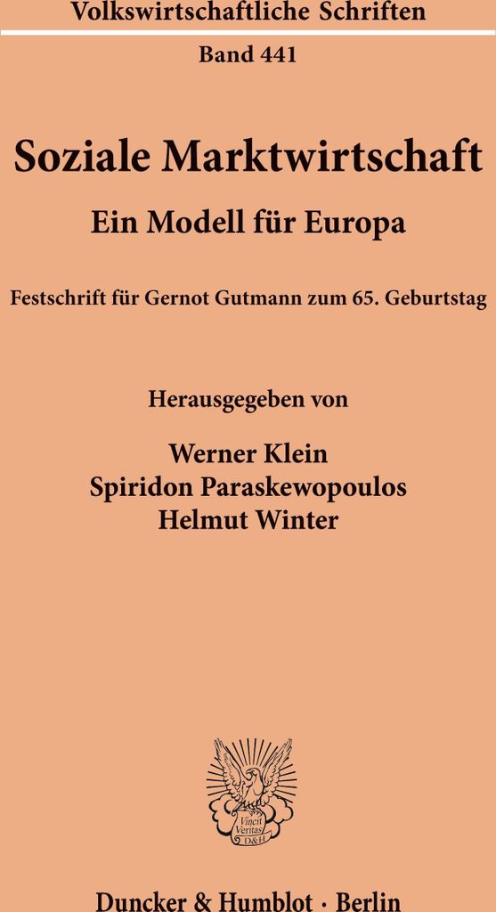 Soziale Marktwirtschaft.