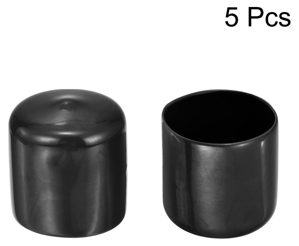 5 Stš¹ck Gummi Endkappen 38 mm Kunststoffkappe Gummikappen Schutzkappen Abdeckung Fu?kappen fš¹r Stuhlbeine Tischbeine Schrauben Bolzen Gewinde...
