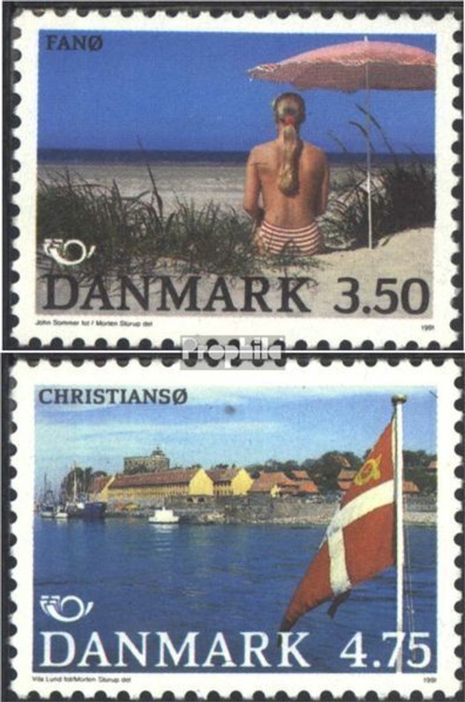 Briefmarken Dänemark 1991 Mi 1003-1004 (kompl.Ausg.) postfrisch NORDEN91