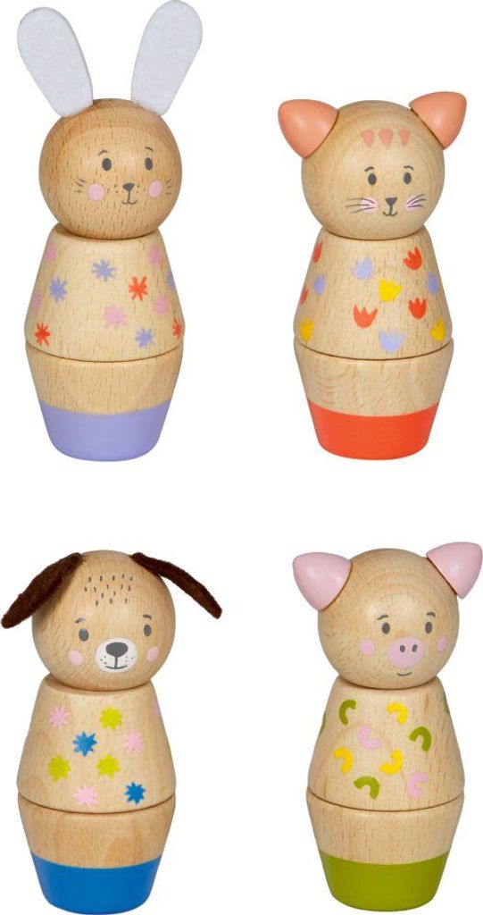 Holz-Schraubklötze - Spiegelburg minis, sort. im Display Produktbild 