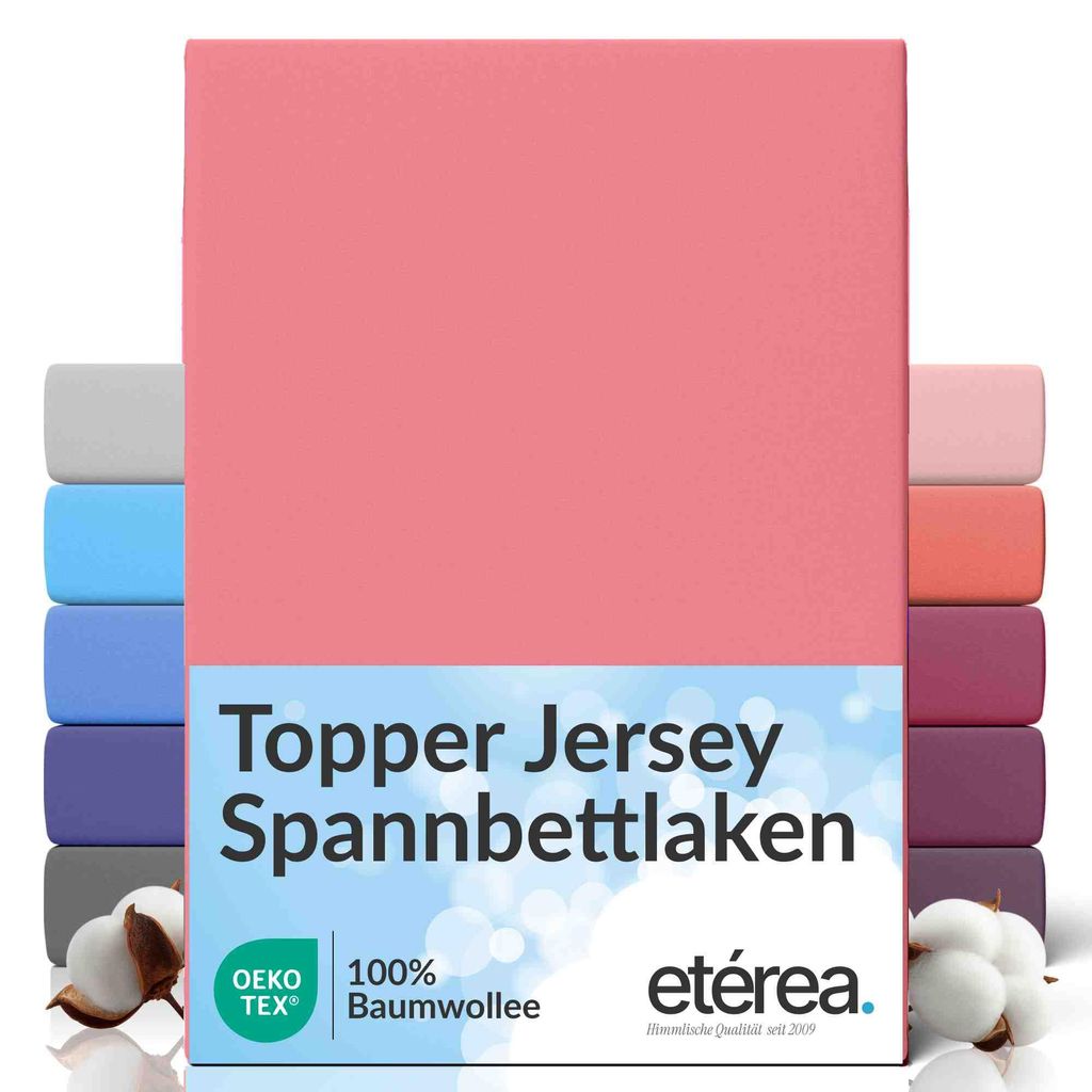 etérea, lenzuolo con angoli in jersey, 180x200 cm - 200x200 Immagine del prodotto 