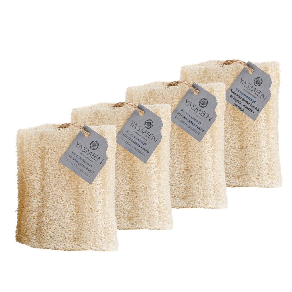 Luffa Waschschwamm 4er Set – Natürlicher Badeschwamm aus Produktbild 