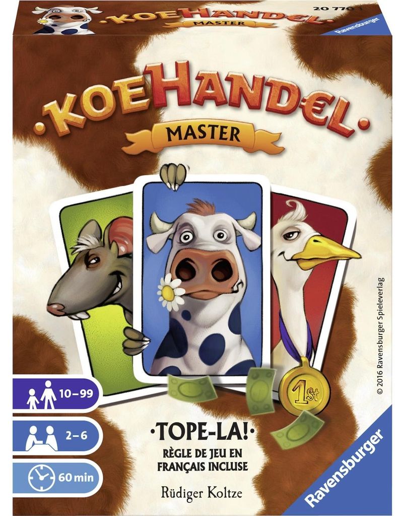 Ravensburger Kuhhandel Master - Kartenspiel strategisches Familienspiel