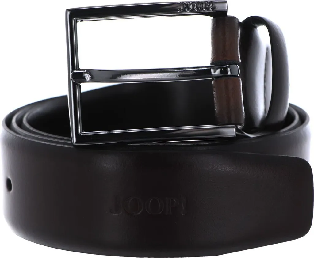 JOOP! Pelle cintura Coll. Belt 3,5 CM Classic W100 D`Brown marrone scuro