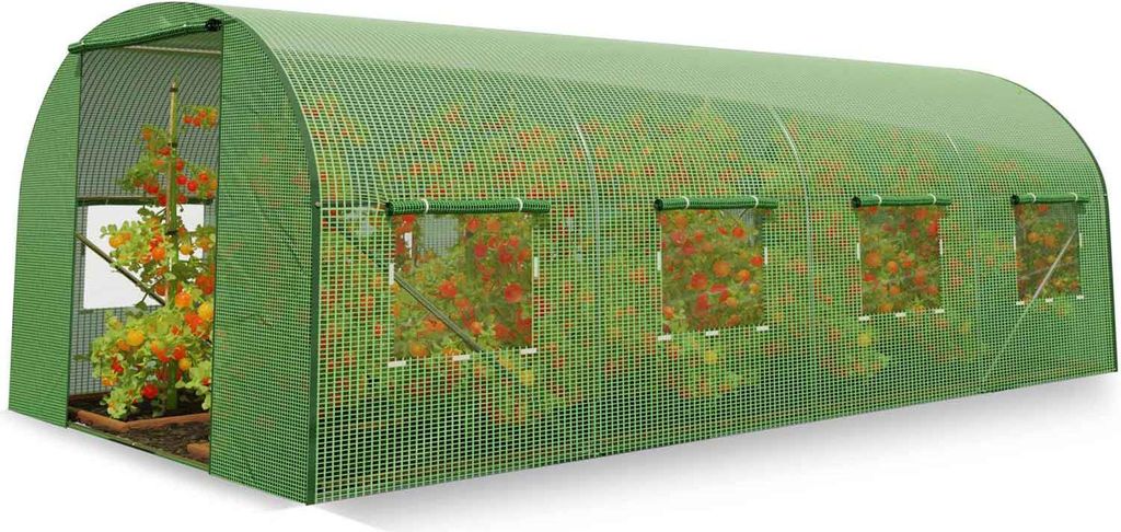 Gewächshaus Gartentunnel Folientunnel Garten Treibhaus Produktbild 5