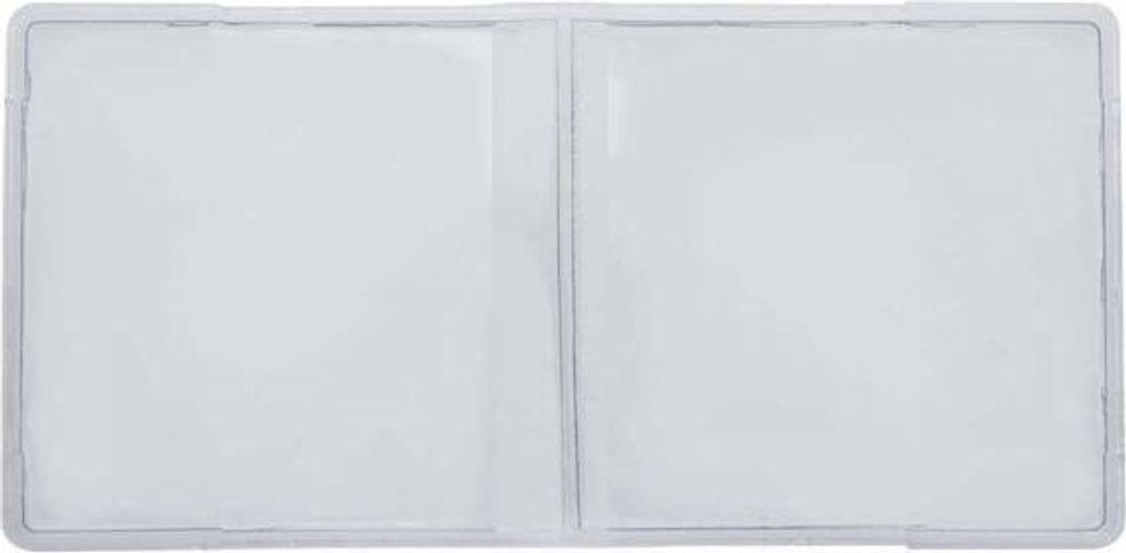 Doppel-Münzhülle aus PVC-Folie zum Zusammenfalten, für Münzen bis ca. Ø 30 mm, 100er-Packung