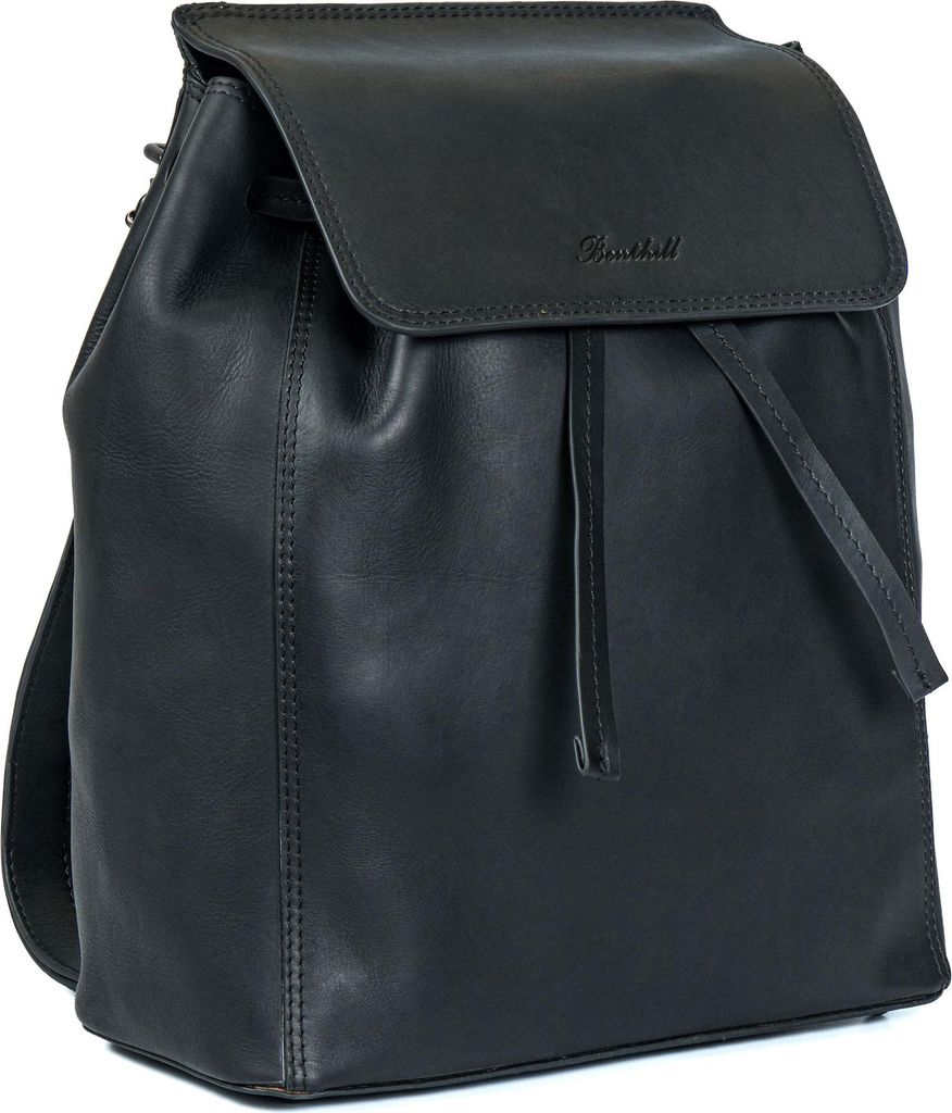 Benthill Rucksack aus Echt-Leder - Kurierrucksack Fahrradrucksack Trekkingrucksack - Damen Herren Beutel - Backpack Leder-Rucksack