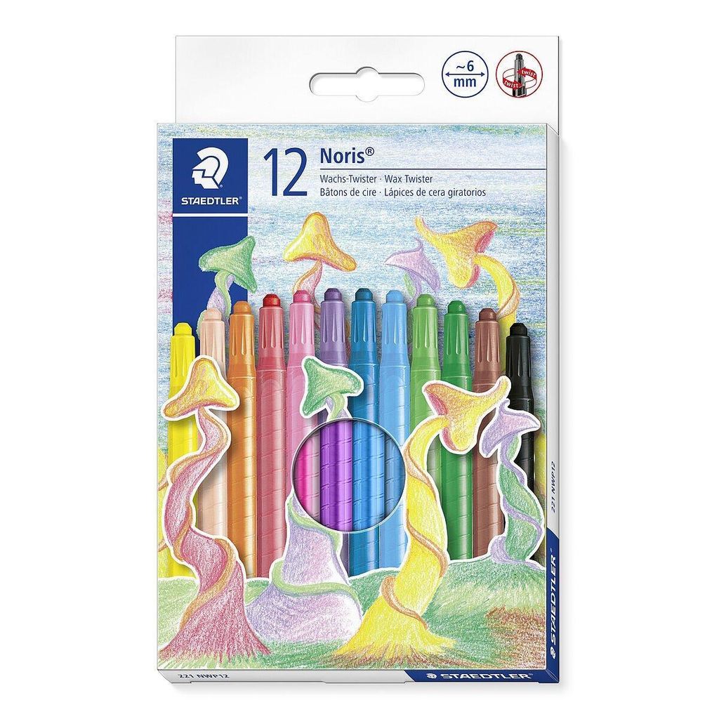 STAEDTLER Noris Club Wachs-Twister, 12 Farben, sortiert Produktbild 