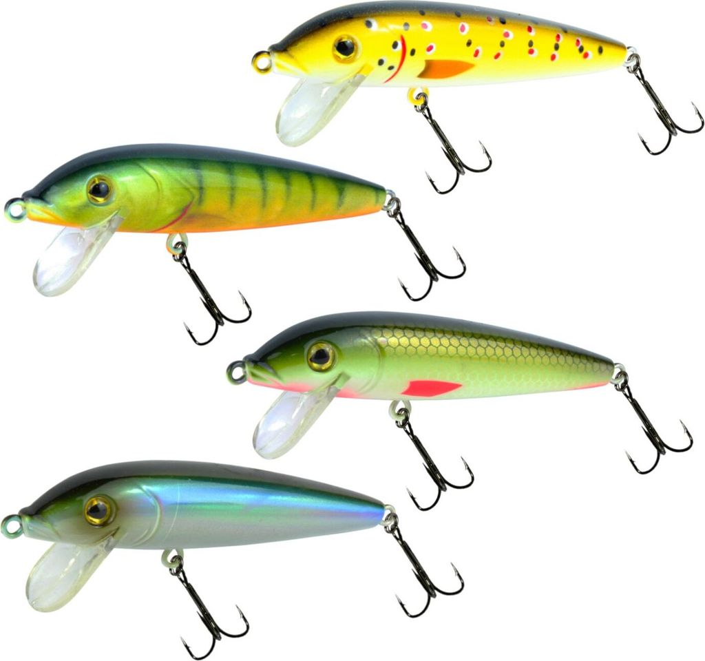 4 Seika Pro Wobbler Tokio 9cm 13,5g - Kunstköder Set