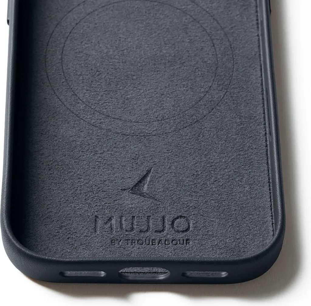 Coque iPhone 17 Pro Mujjo Gris pour un Usage Professionnel Chic - 6