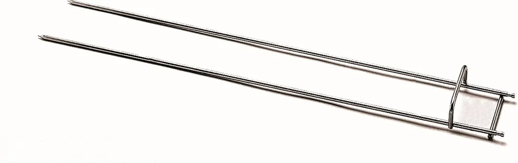 Broche poulet grillé SARO BA-4, tige rotative inox haute résistance