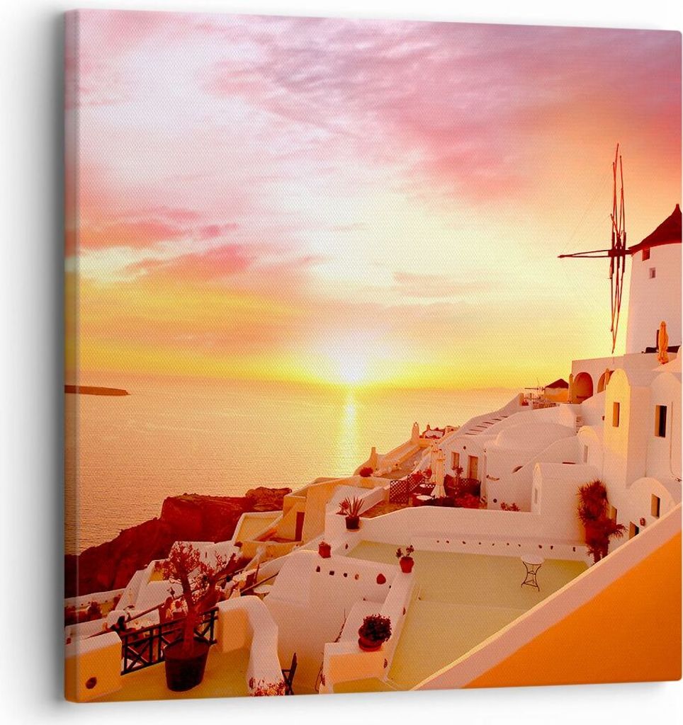 Bild auf Leinwand - Leinwandbild - Santorini Griechenland Produktbild 