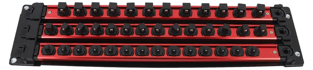 Rangement douilles aluminium pour ne plus perdre vos outils 40 pièces