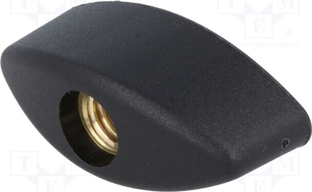 1x Flügelgriffe H: 17mm Innengew: M8 W: 40mm 8458 Drehknöpfe 14mm