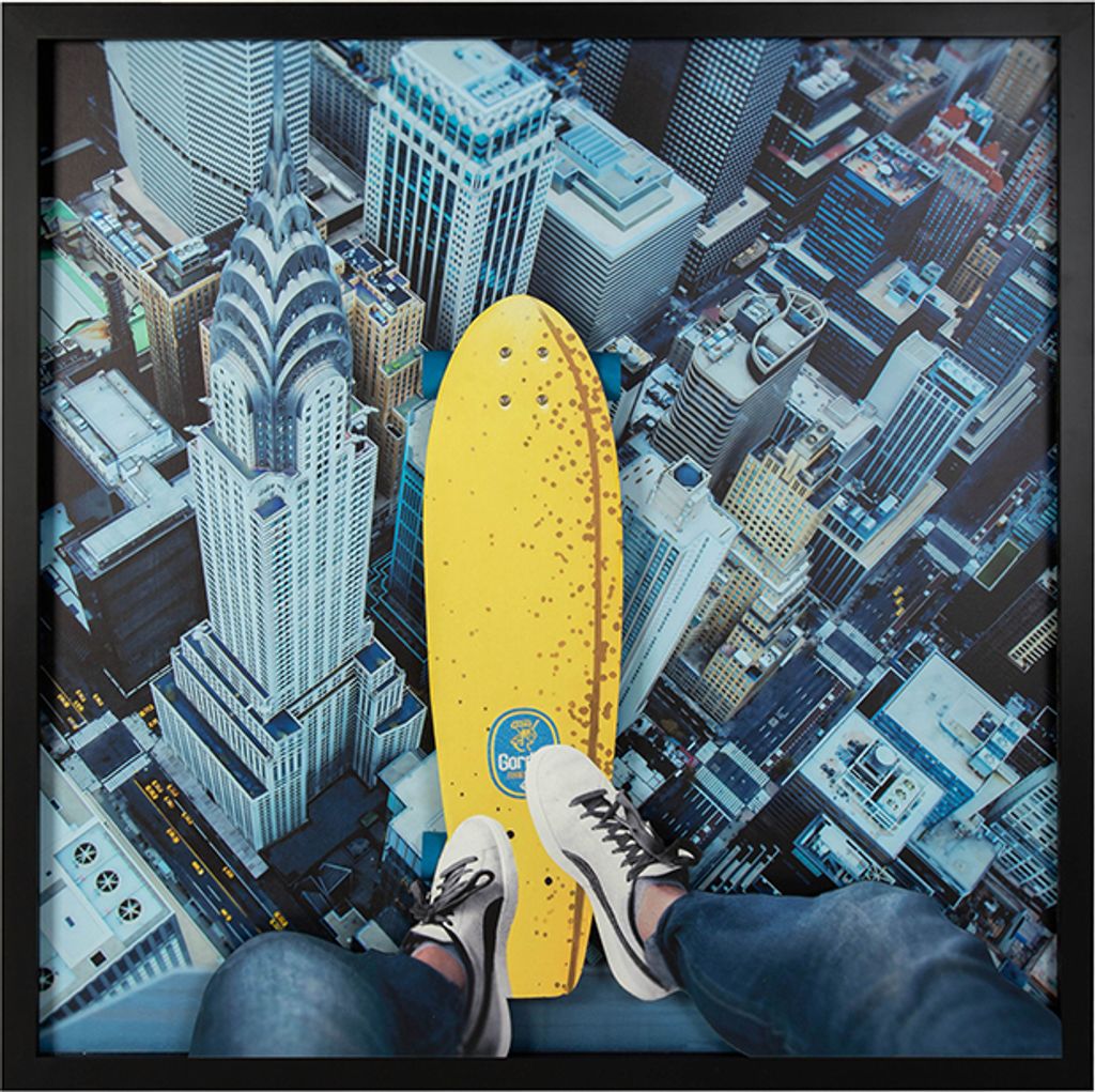 Bild BIG CITY SKATER 130x130 cm