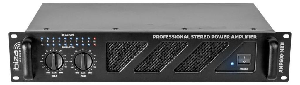 Ibiza Amp600-Mkii Pa Verstärker 2X480W Endstufe Produktbild 