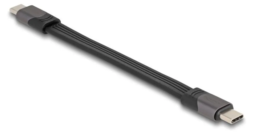 Câble USB C 40 Gbps flexible Delock avec charge rapide 100W