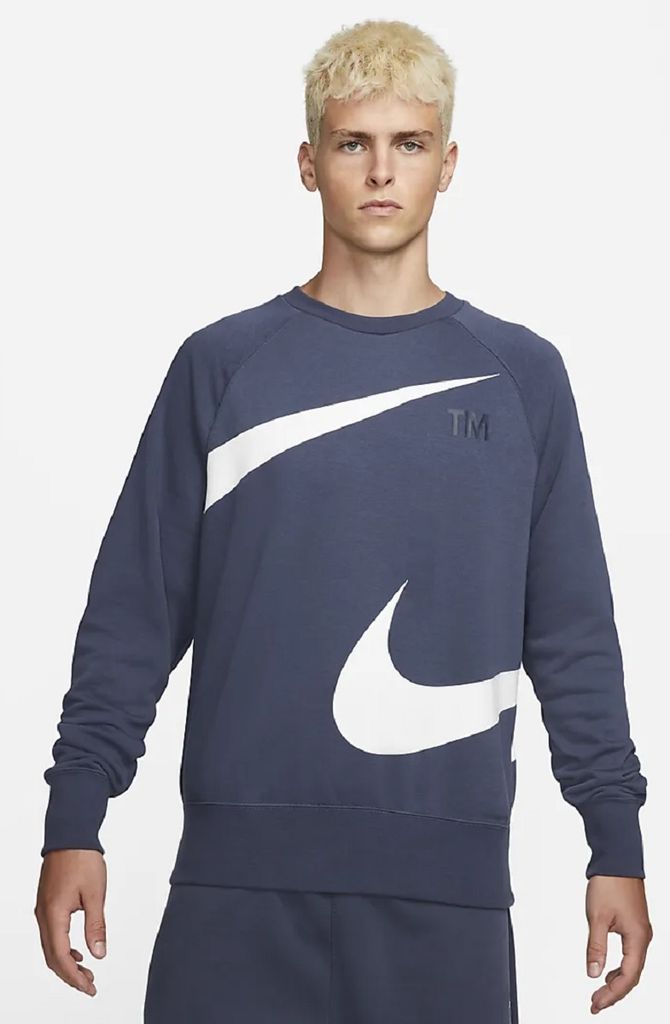 Nike M NSW SWOOSH SBB CREW Herren Sweatshirt DD5993 Grösse - Bekleidung: L
