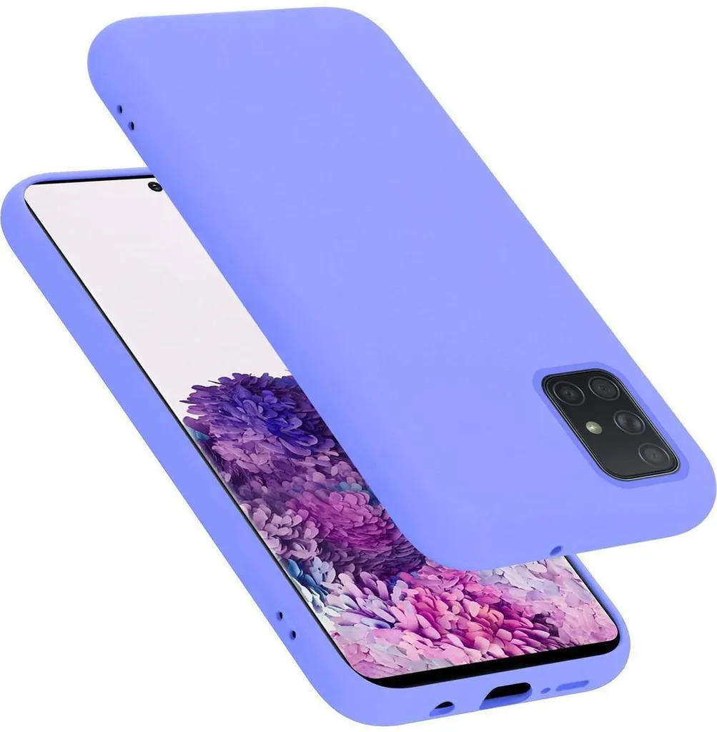 Cadorabo custodia protettiva per Samsung Galaxy A51 5G in viola custodia del telefono cellulare Custodia Cover TPU Etui