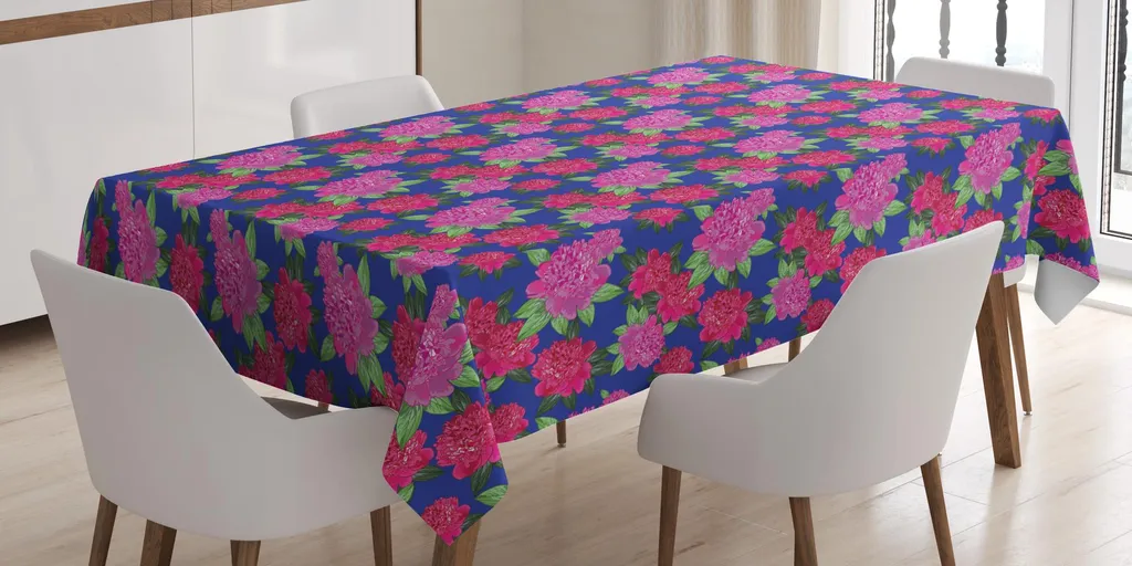 ABAKUHAUS Tovaglia Antimacchia 140x240 | Fantasia Floreale 80s
