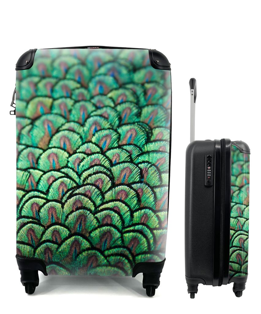 MuchoWow® Koffer Handgepäck Trolley Rollkoffer Kleine Produktbild 
