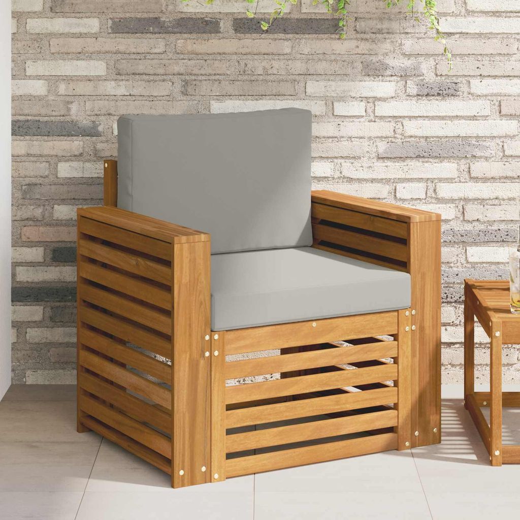 "Summerschlussverkauf"Outdoor-Sofagarnitur/Couchgarnitur - CLORIS - Outdoor-Möbel - für Garten/Terrasse - mit Kissen Natur 79x63x73 cm - Gartenso...