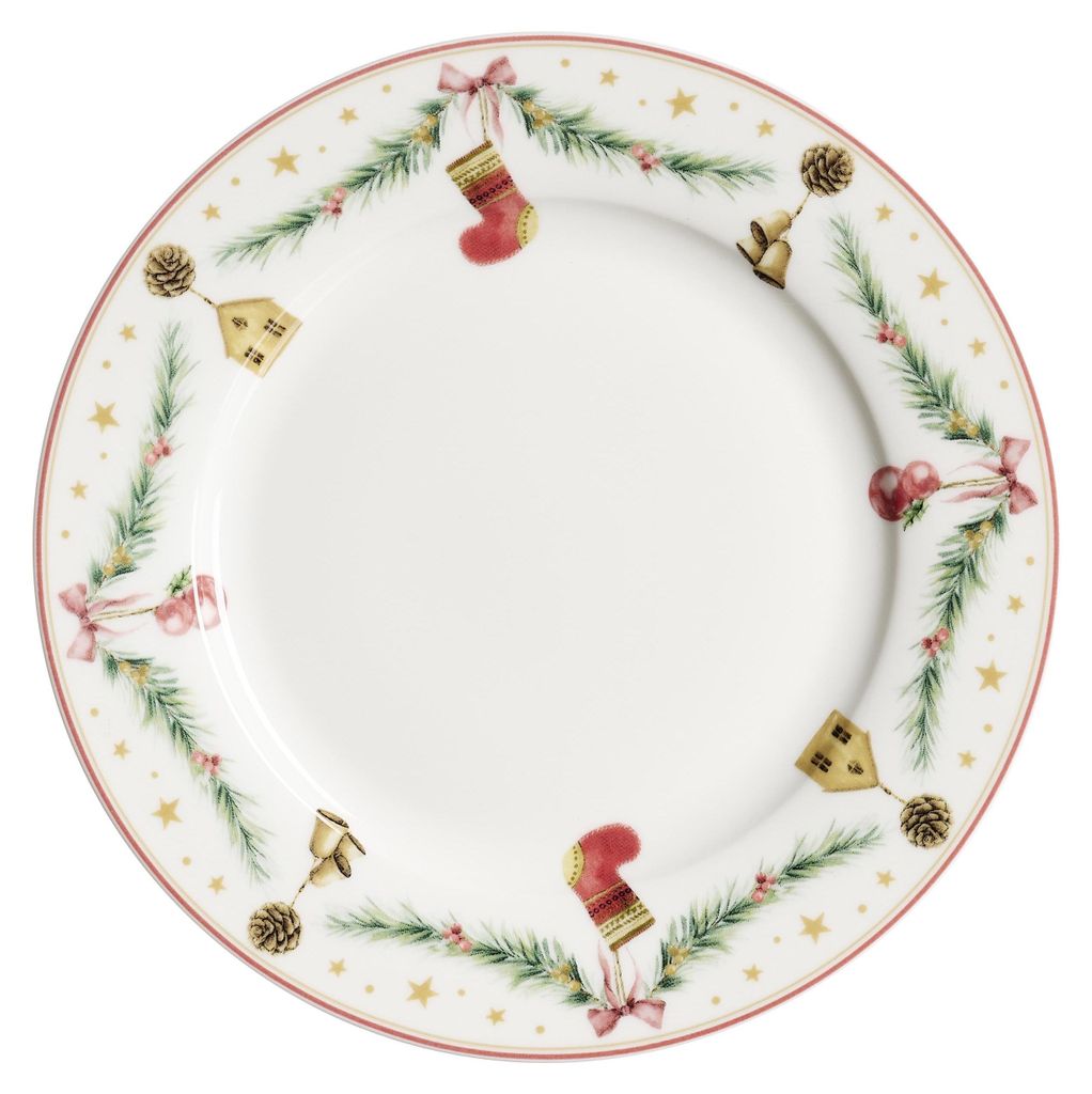 Assiette à dessert| Holly | H 2 x Ø 20,5 cm | Porcelaine Image du produit 