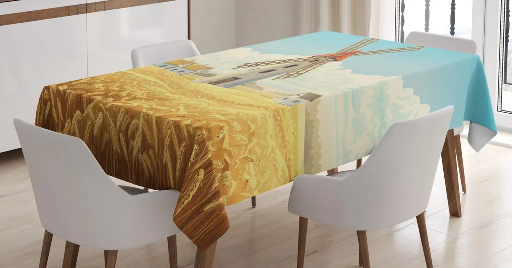 Tovaglia ABAKUHAUS Mulino a Vento - Atmosfera Autunnale per la Casa