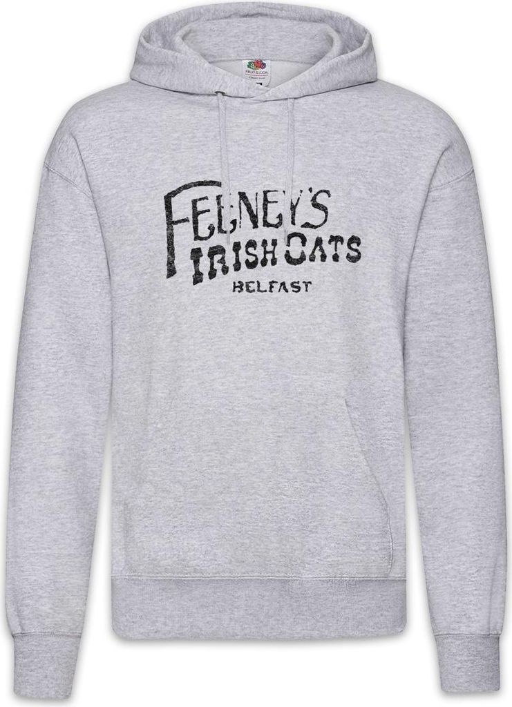 Urban Backwoods Feeney's Irish Oats, Herren Hoodie, Farbe: Hellgrau, Größe: XL