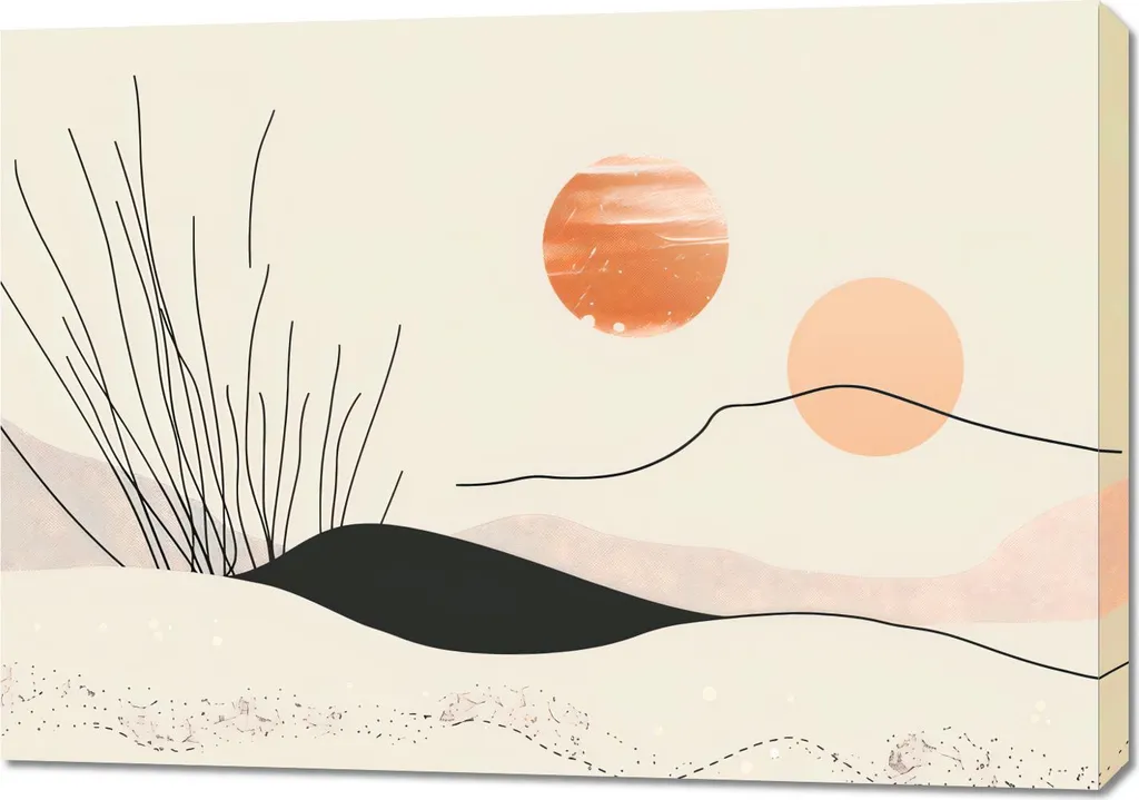 Quadro 100x70 cm Morbida collina
