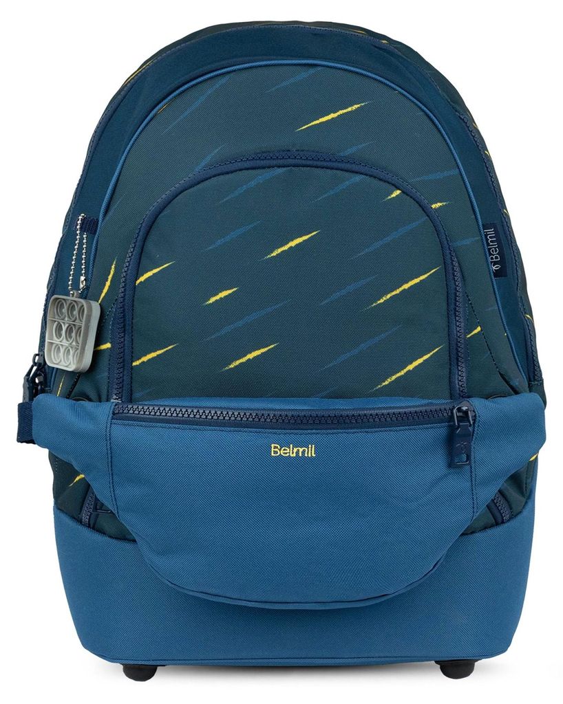 Belmil 2-IN-1 Schultasche & Gürteltasche 2-teilig "Orion Blue"