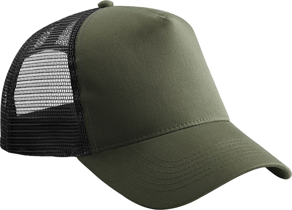 Beechfield - Trucker Cap Snapback für Herren/Damen Uni BC5260 (Einheitsgröße) (Dunkelblau)