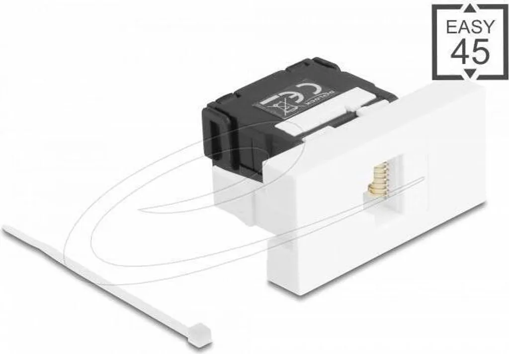 Évitez les Pertes de Signal avec le Module RJ45 Cat.6A Easy 45 180°