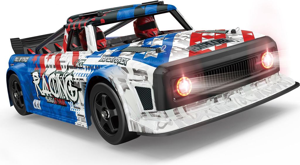 rC Car im Maßstab 1:12, 4WD 60km/h High-Speed Ferngesteuertes Auto mit bürstenlosem Motor und LED Lichtern, 2.4GHz Racing Car für Jugendliche un...