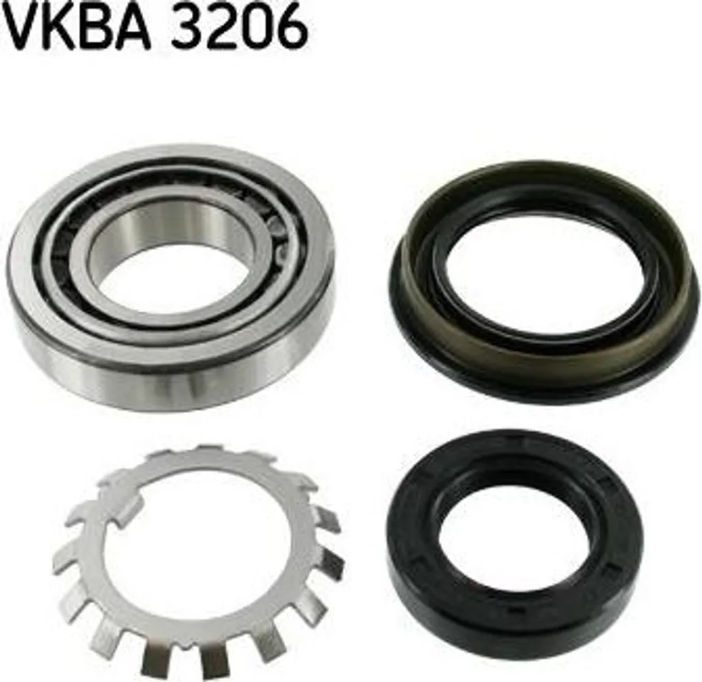 Kit Cuscinetto Ruota SKF VKBA 3206 per Nissan Navara e NP300 - Ricambio OE