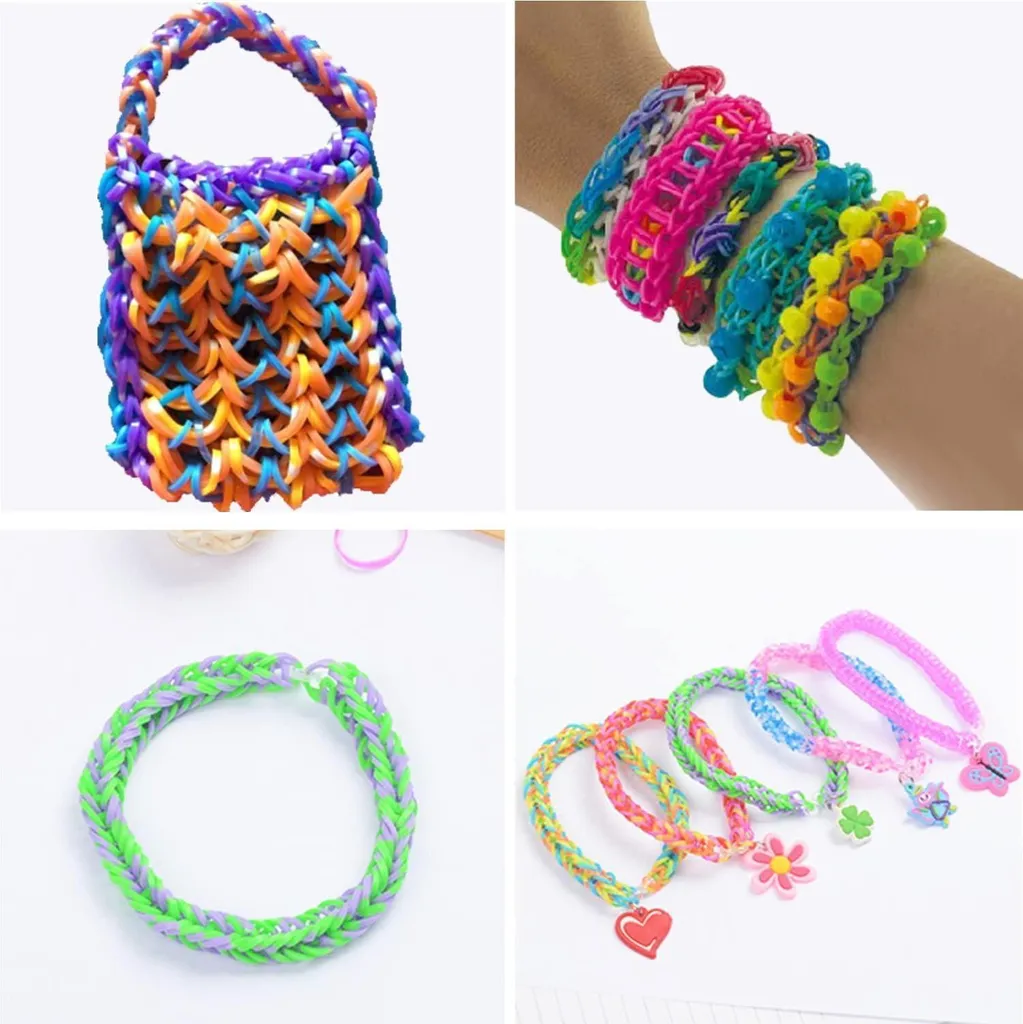 Kit de Tissage Bracelets Élastiques Loom Bands 2500pcs Idéal Cadeau Enfant