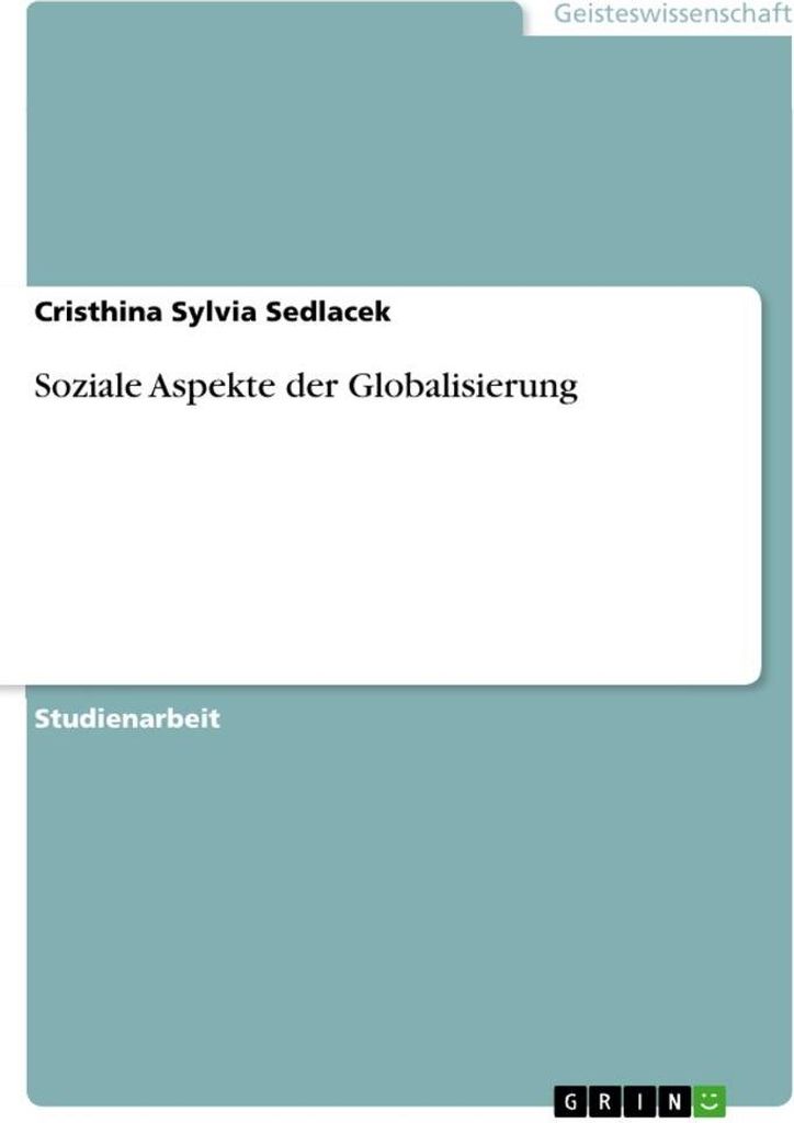 Soziale Aspekte der Globalisierung
