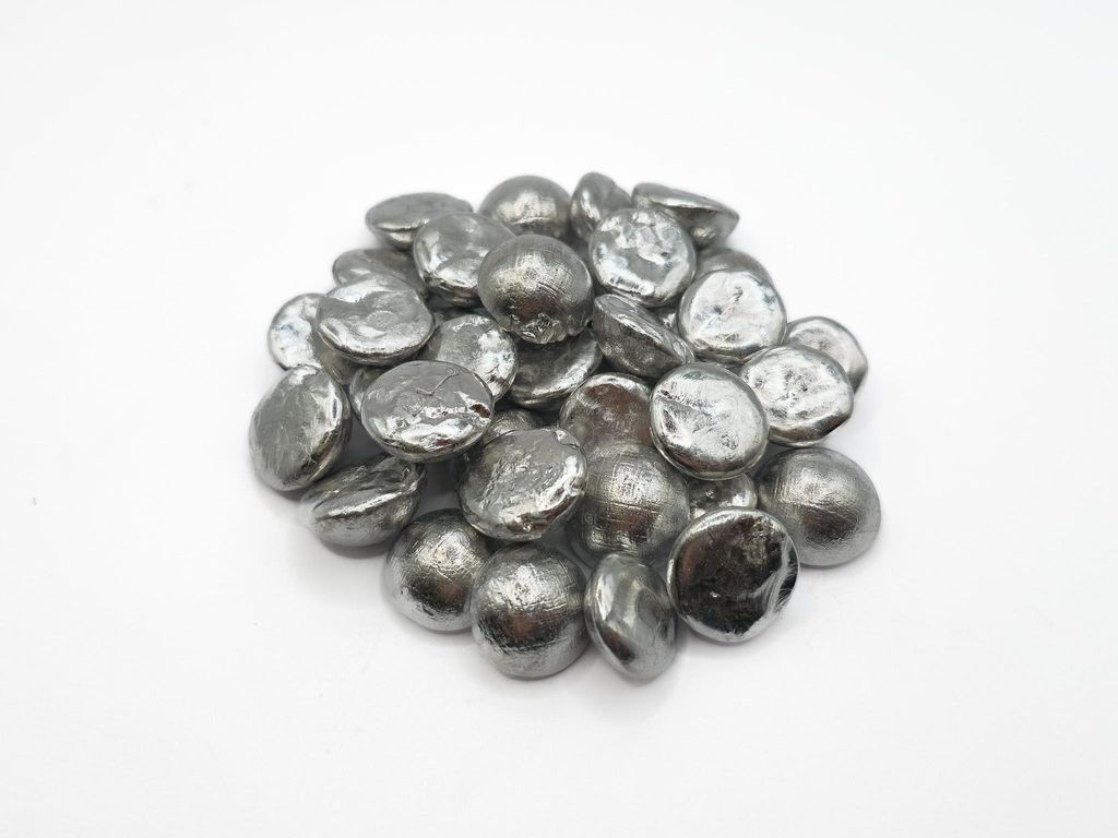 In-Bi-Eutektikum InBi33,7 in Pellets, Gewicht: 500 g