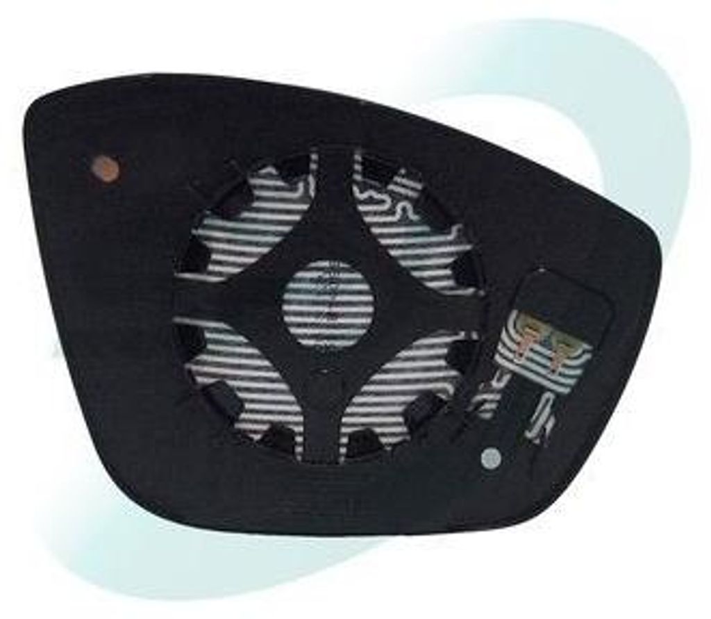 SPJ Spiegelglas Außenspiegel Rechts passend für PEUGEOT 208 I Schrägheck (CA, CC) Konvex Beheizbar L-1178