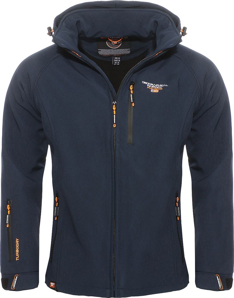 Geographical Norway Herren Softshelljacke Funktions-Outdoor-Jacke Model: Taboo, Farbe: Navy, Größe: M